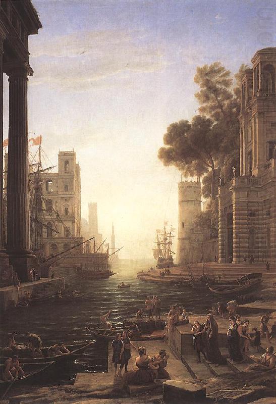 Claude Lorrain Embarkation of St Paula Romana at Ostia china oil painting image